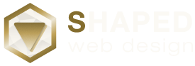 Shaped logo dark